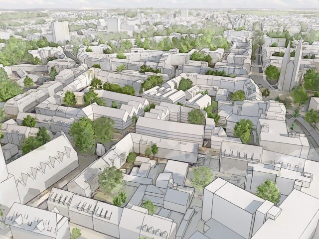 Großer Hof Braunschweig-ueberflugperspektive-skizzenstil-stilisiert